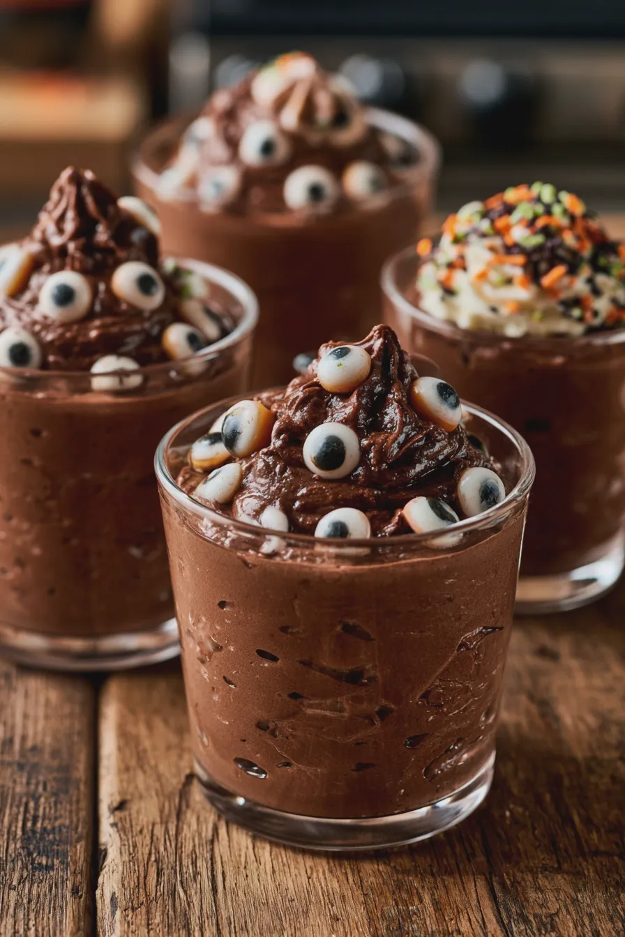Halloween Mousse Cups Quick and Easy Recipe 3 halloween mousse cups