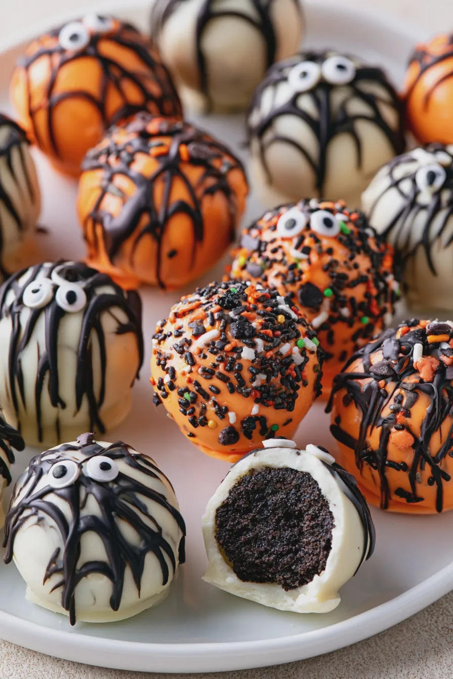 Halloween Oreo Balls Recipe Easy No Bake 2 halloween oreo balls