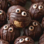 Halloween Peanut Butter Balls Quick & Easy No-Bake Treat 5 halloween peanut butter balls