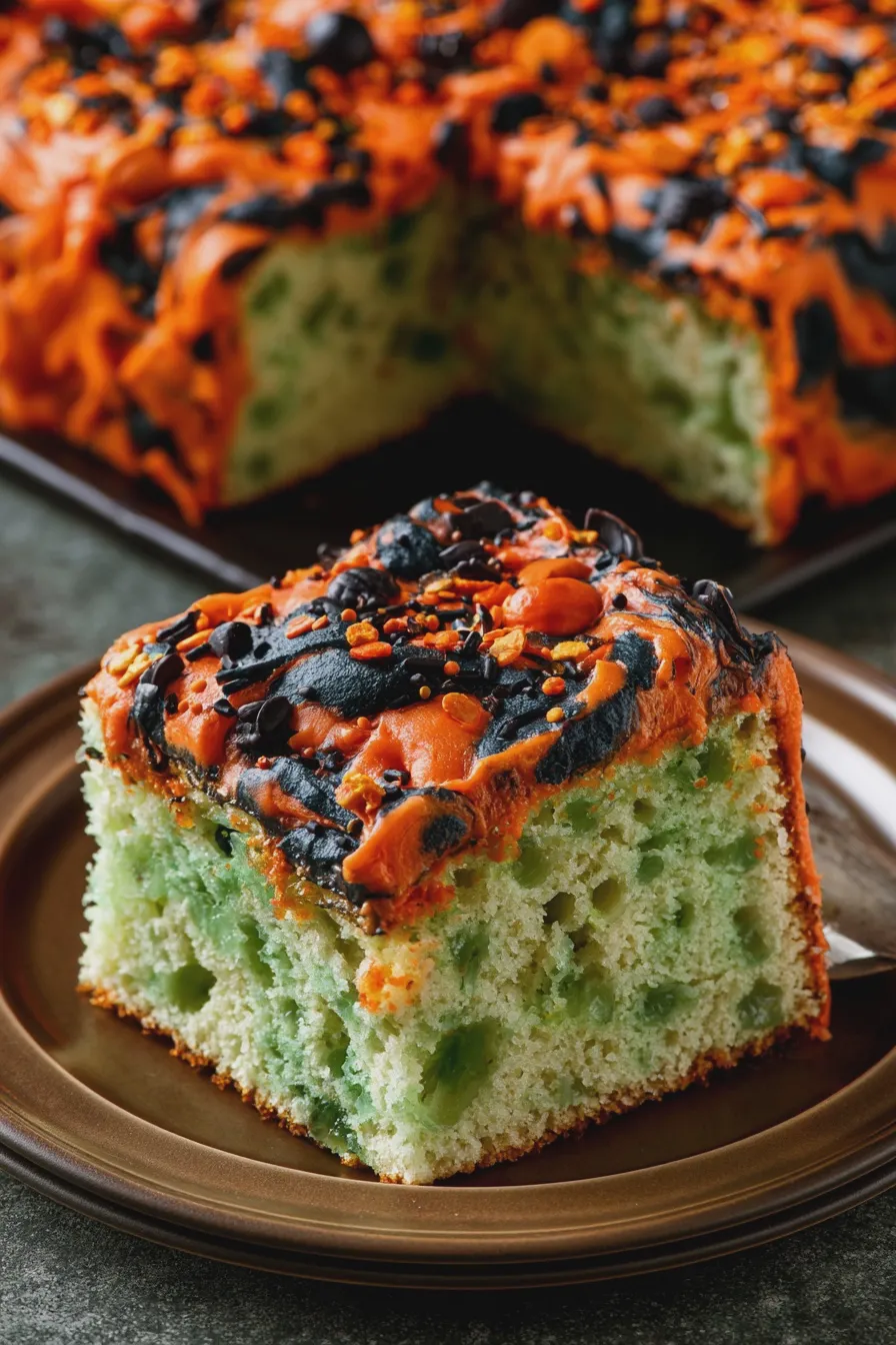 Halloween Poke Cake Recipe 3 halloween poke cake