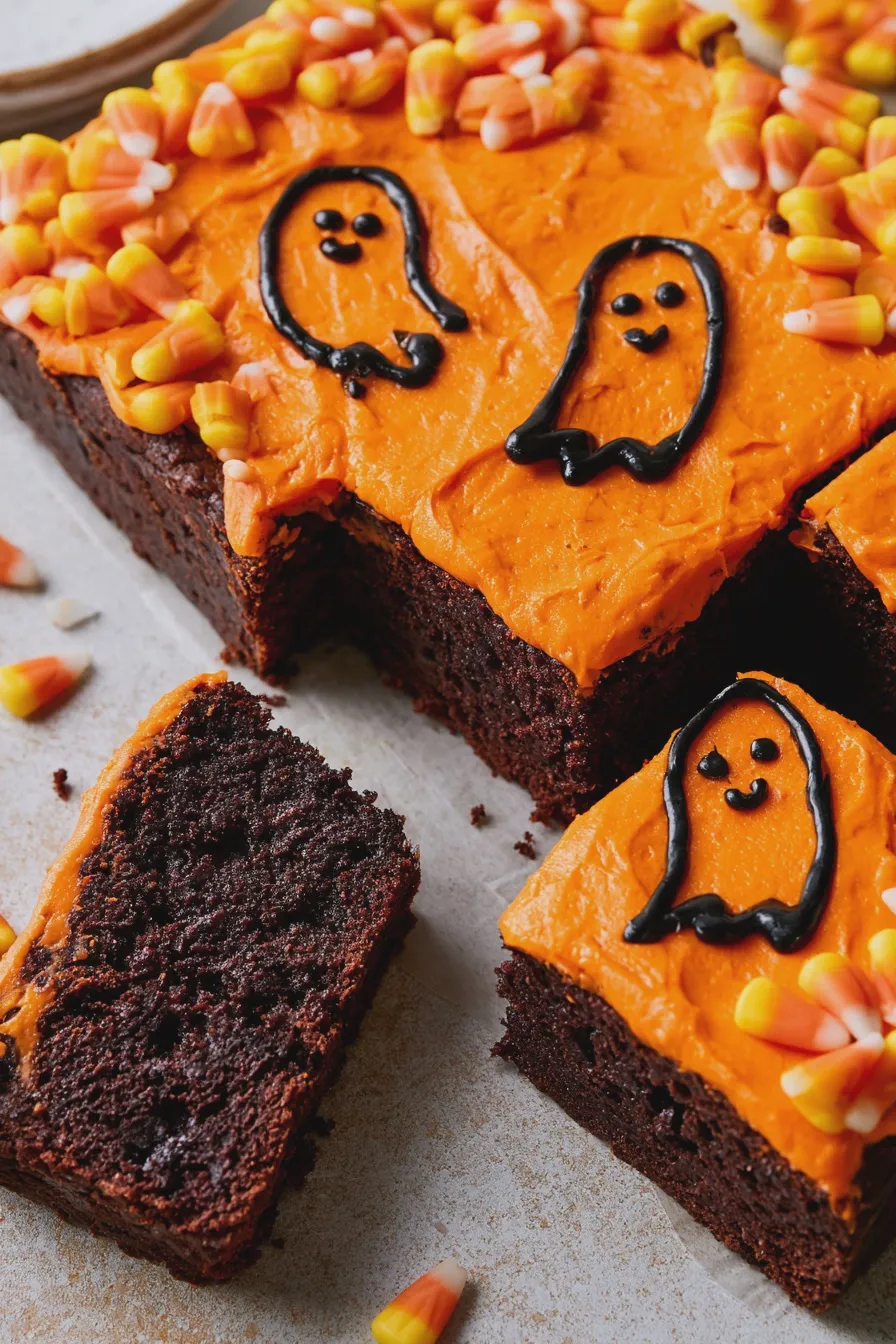 halloween sheet cake