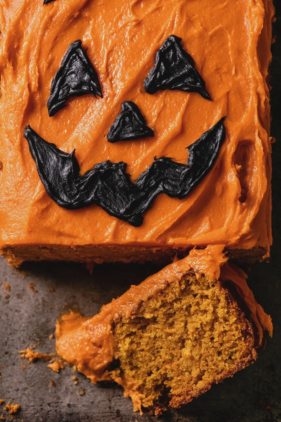 jack o lantern cake