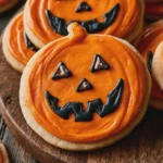 jack o lantern cookies