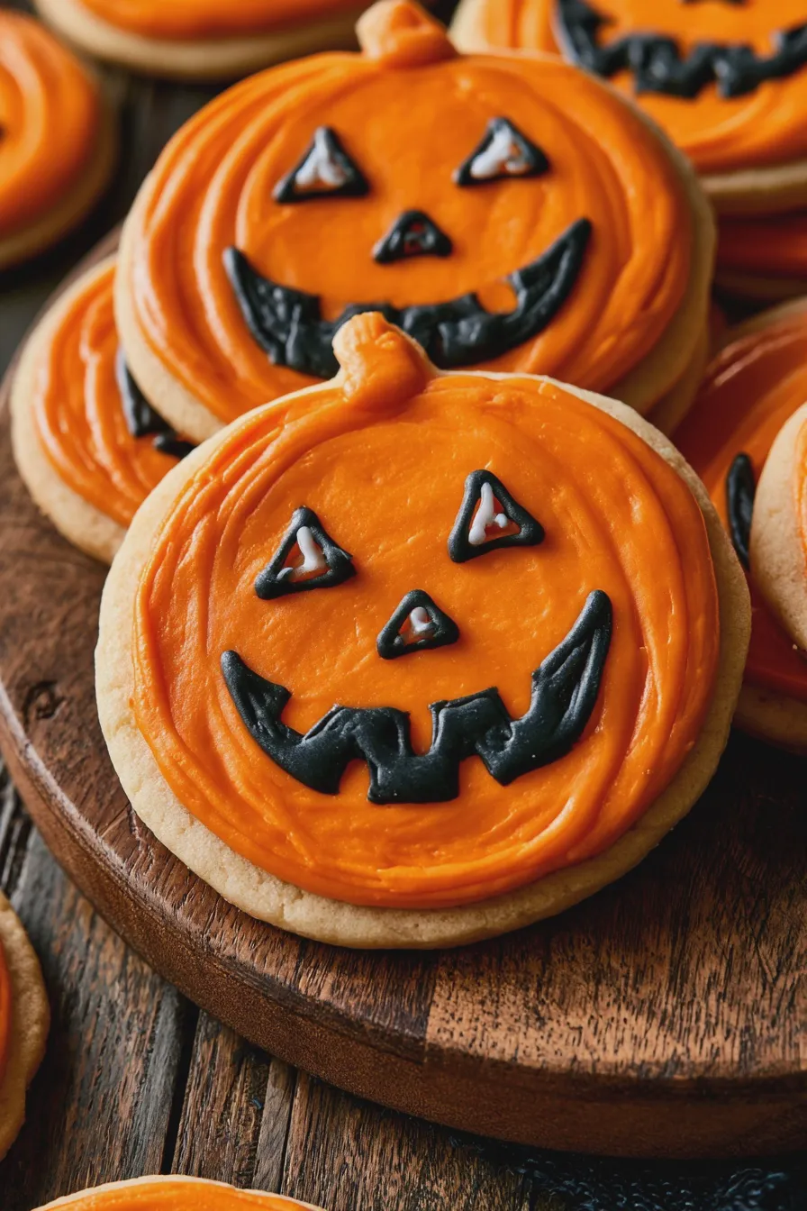 Jack O Lantern Cookies Recipe Quick and Easy Halloween Treat