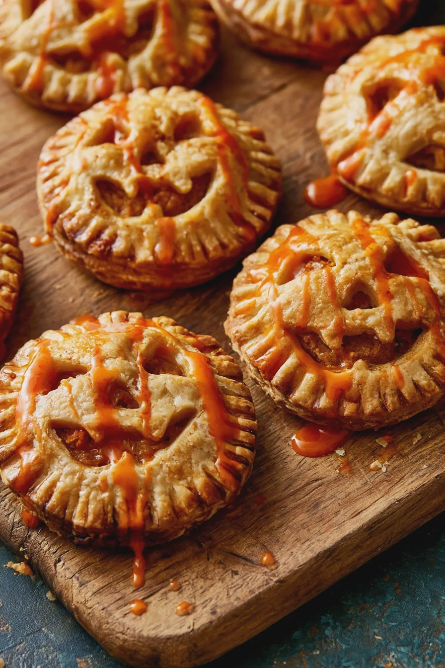 jack o lantern hand pies