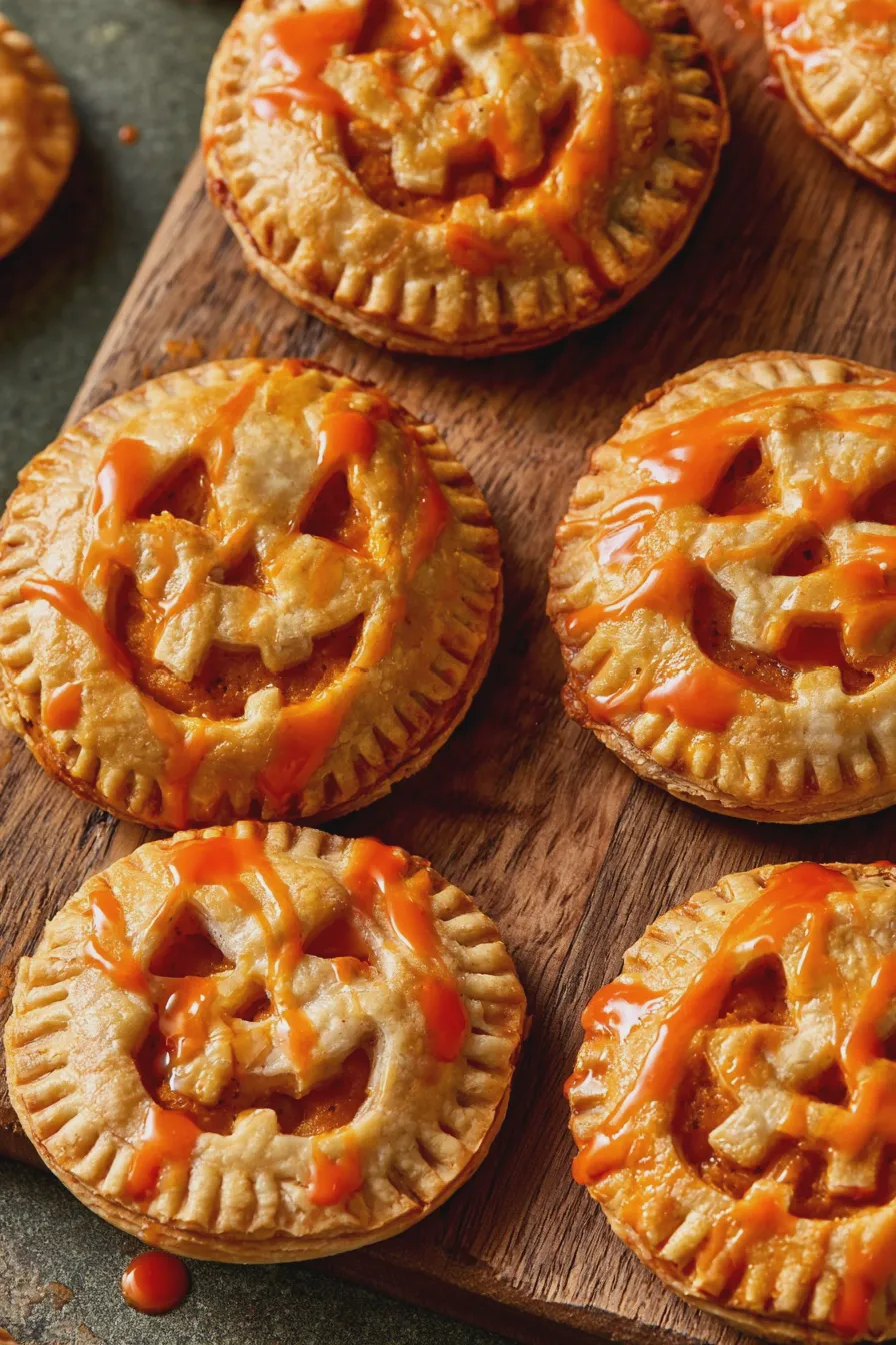 jack o lantern hand pies