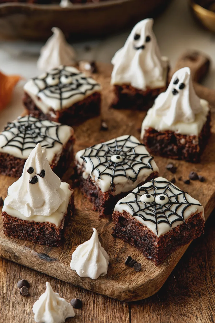 kids halloween treats Easy Ghost Cookies