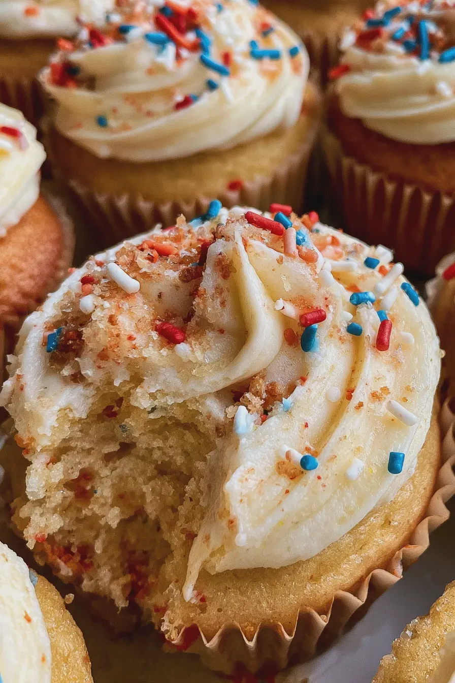 labor day cupcakes