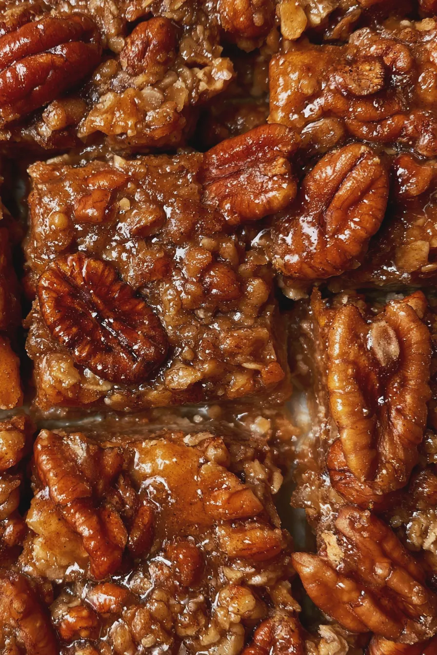 maple pecan bars