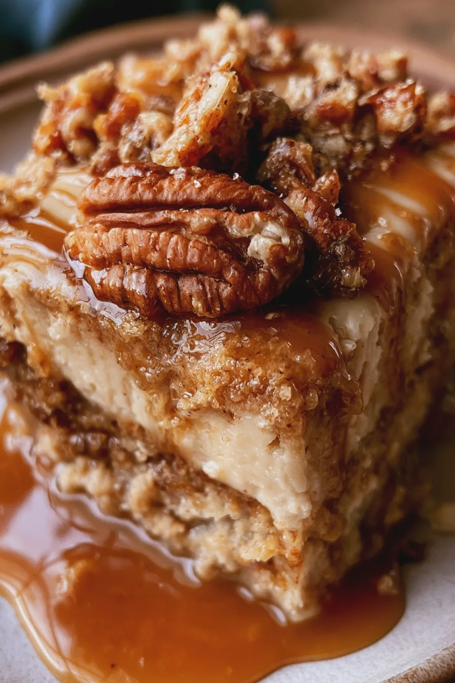 Maple Pecan Cheesecake Bars