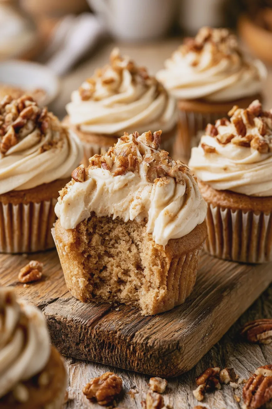 Maple Pecan Cupcakes Recipe 2 maple pecan cupcakes
