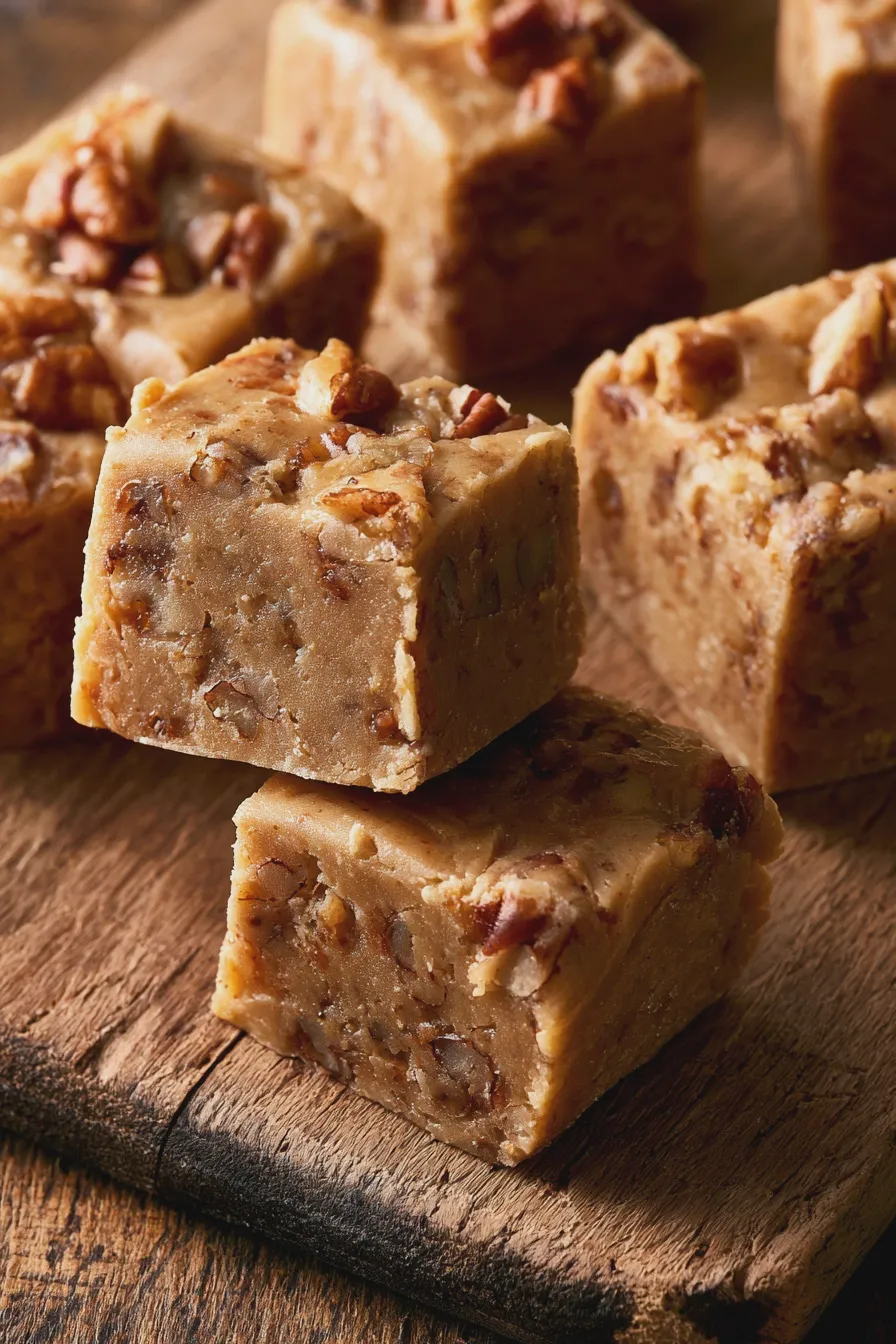 maple pecan fudge
