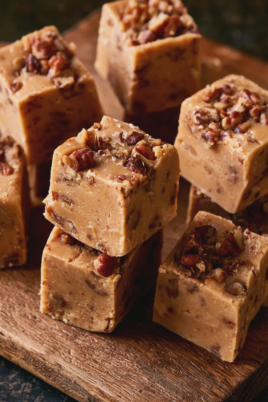 maple pecan fudge