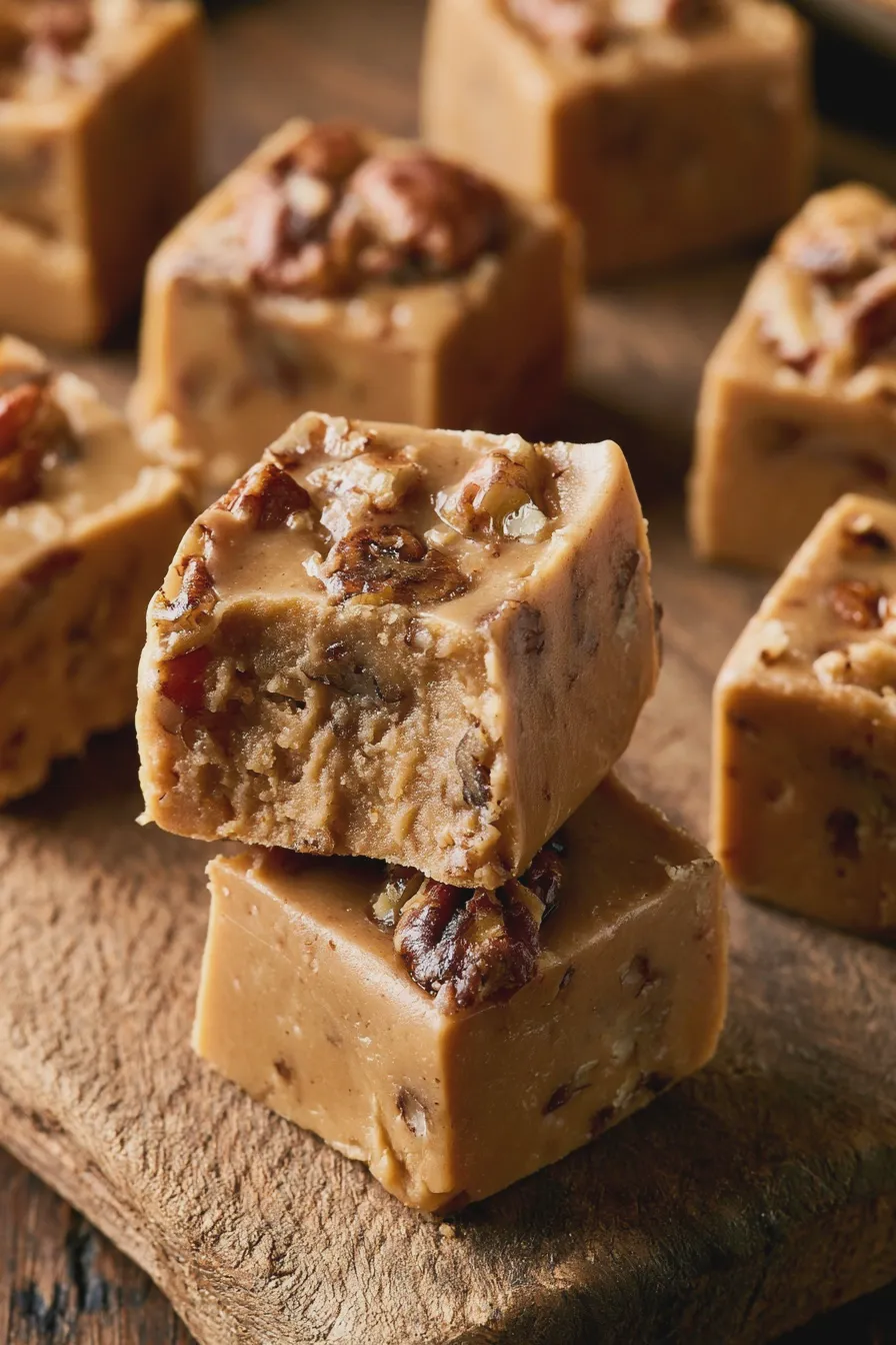 maple pecan fudge