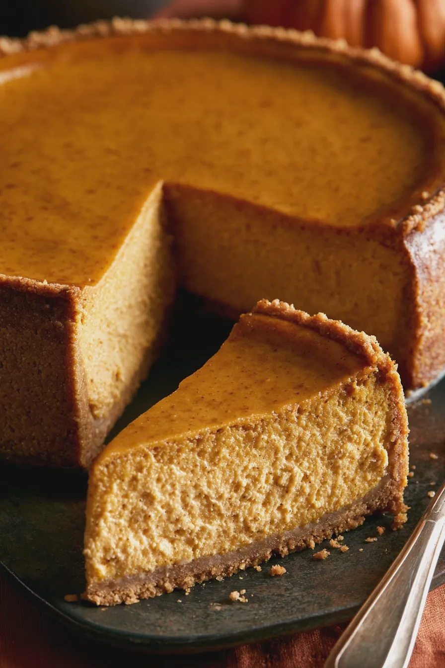 Maple Pumpkin Cheesecake Recipe 1 maple pumpkin cheesecake