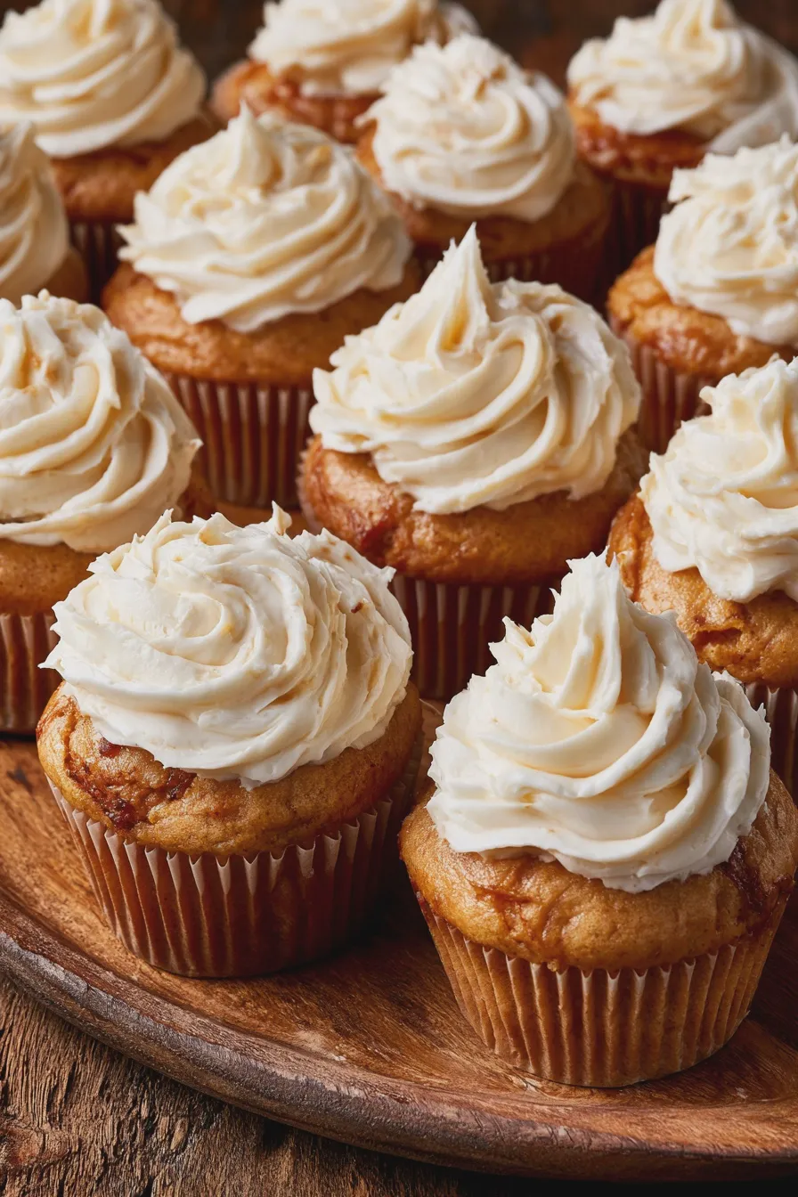 maple pumpkin cupcakes