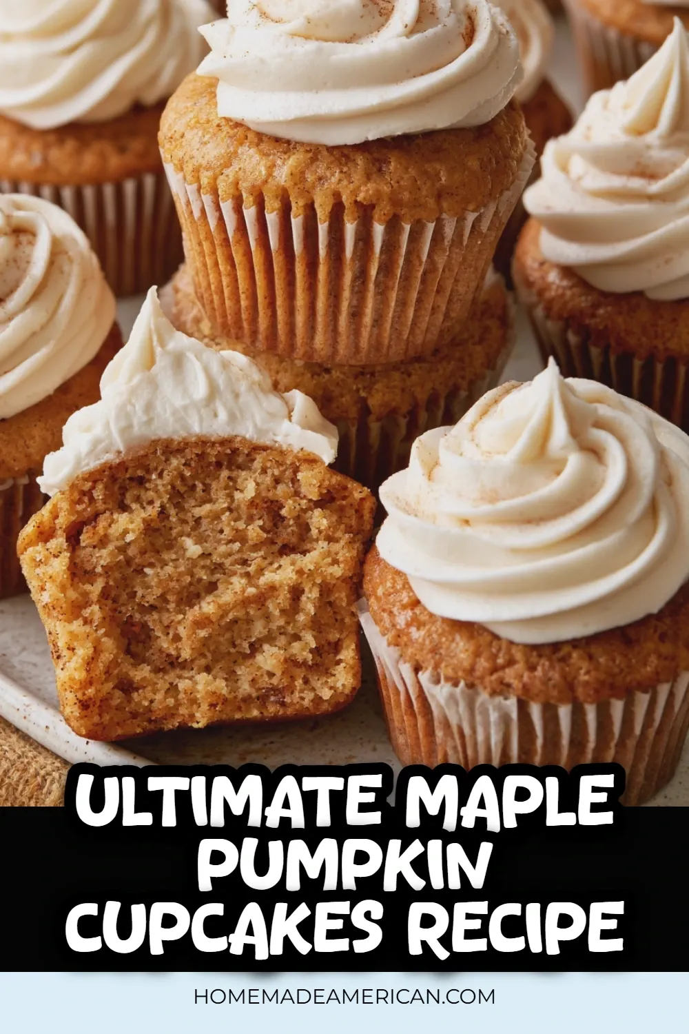 maple pumpkin cupcakes