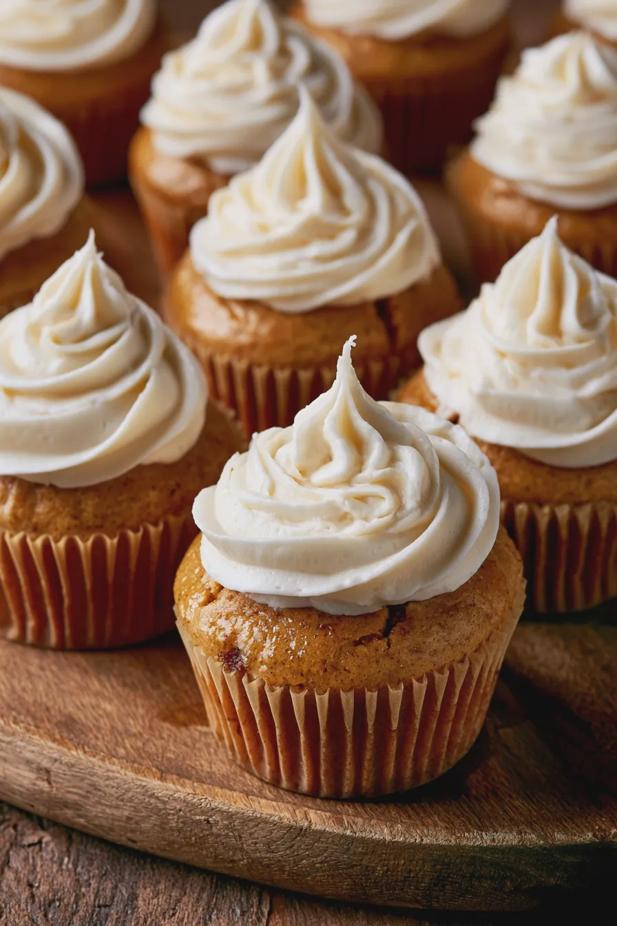 maple pumpkin cupcakes
