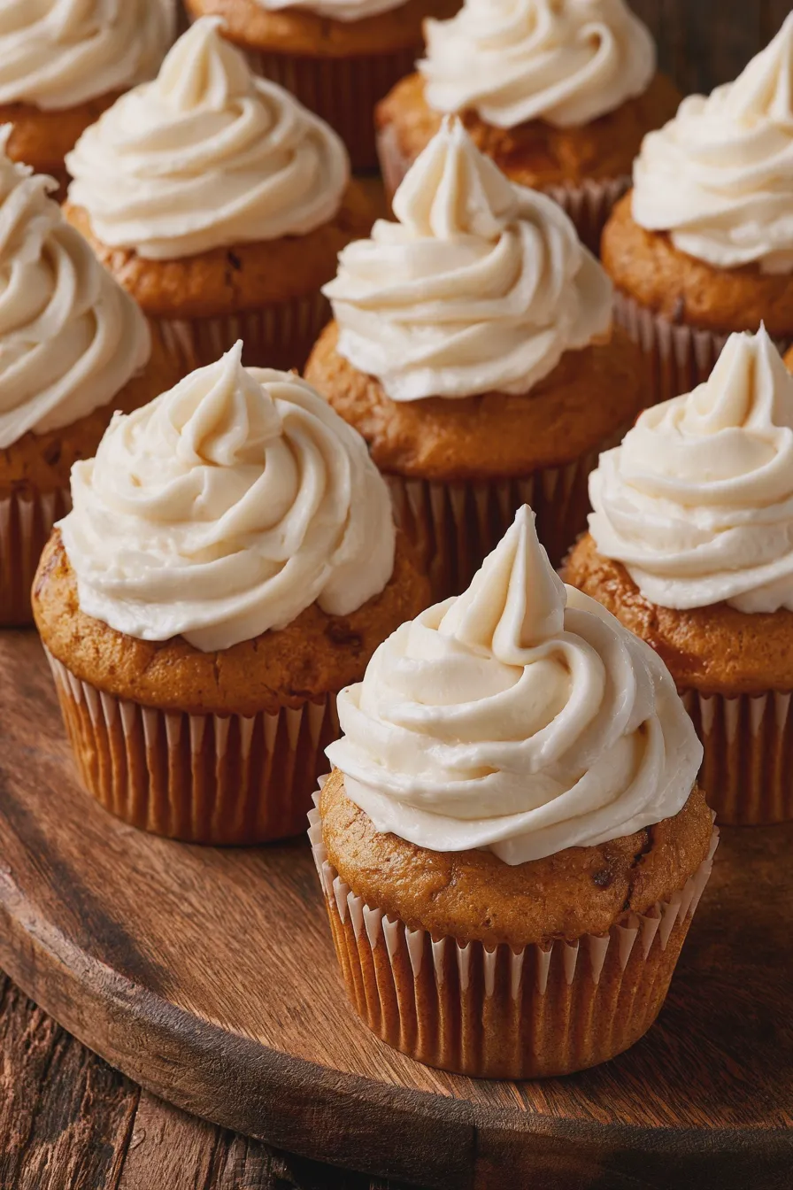 maple pumpkin cupcakes