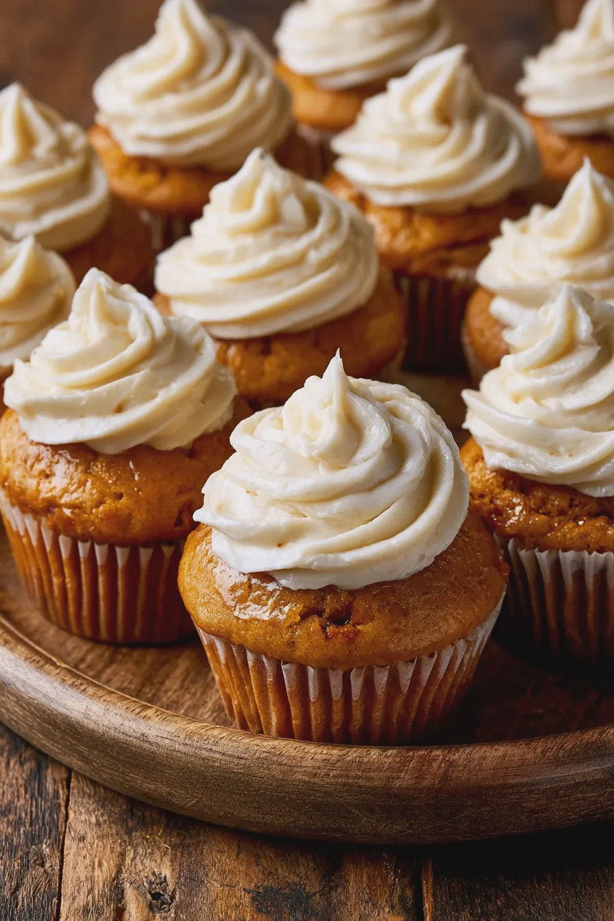 maple pumpkin cupcakes