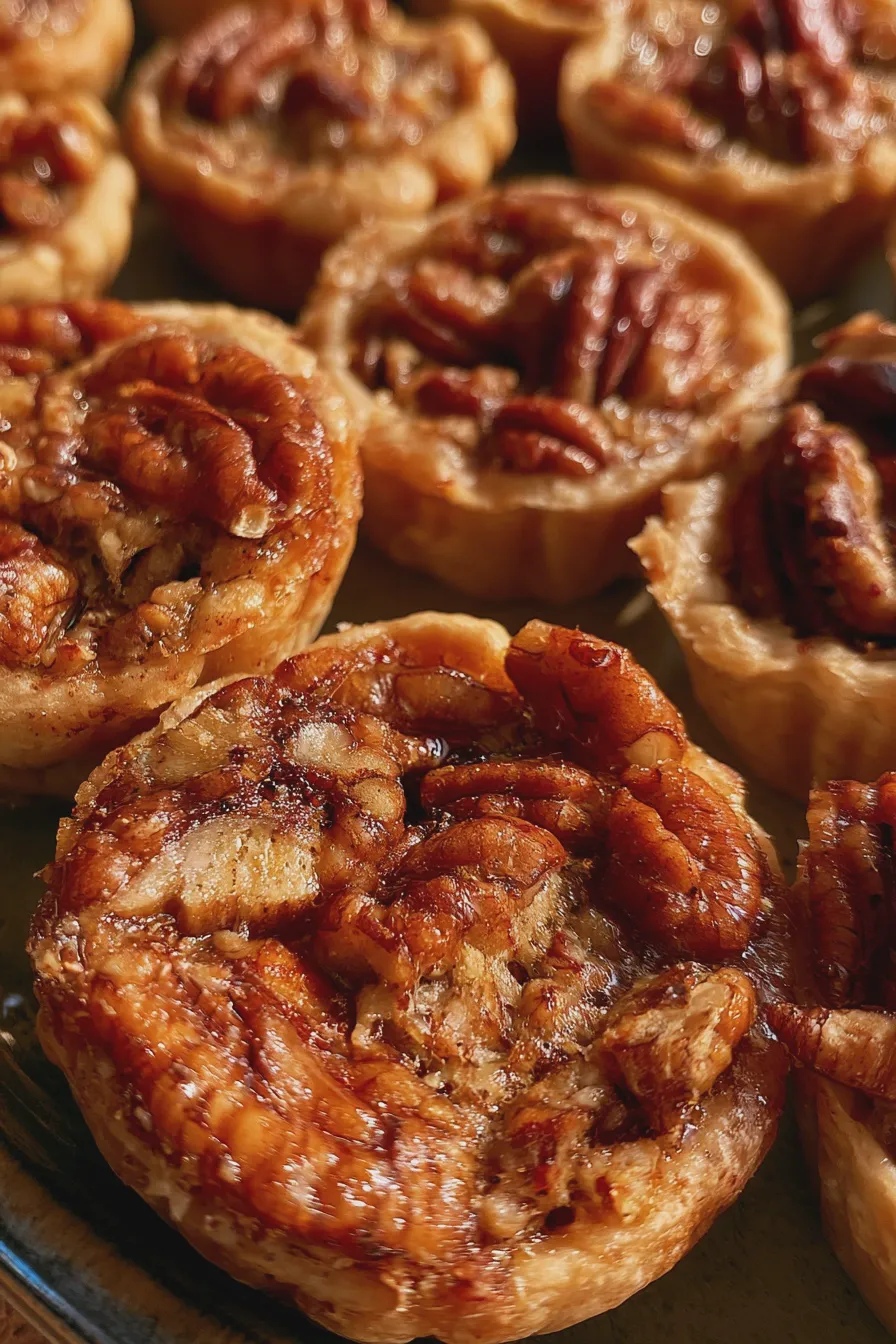 mini pecan pies