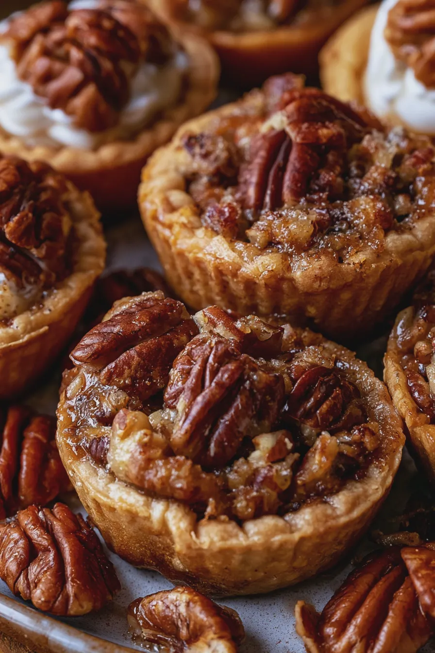mini pecan pies