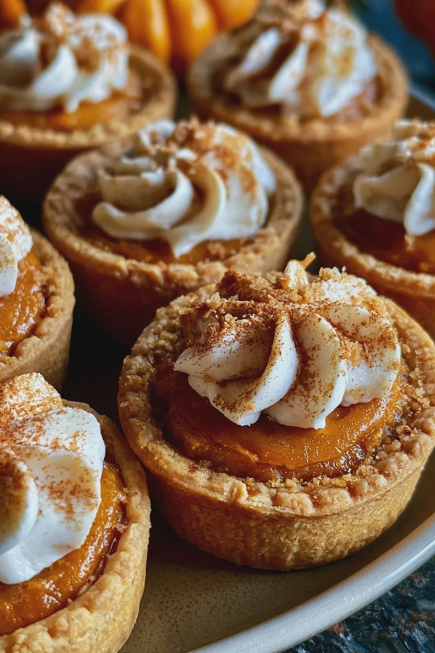 mini pumpkin pies