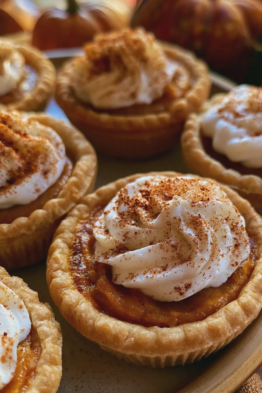 mini pumpkin pies
