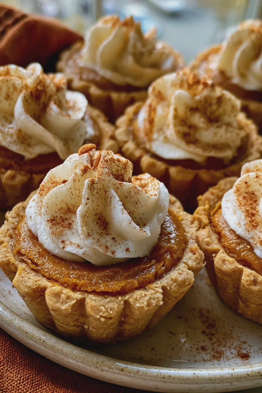 mini pumpkin pies