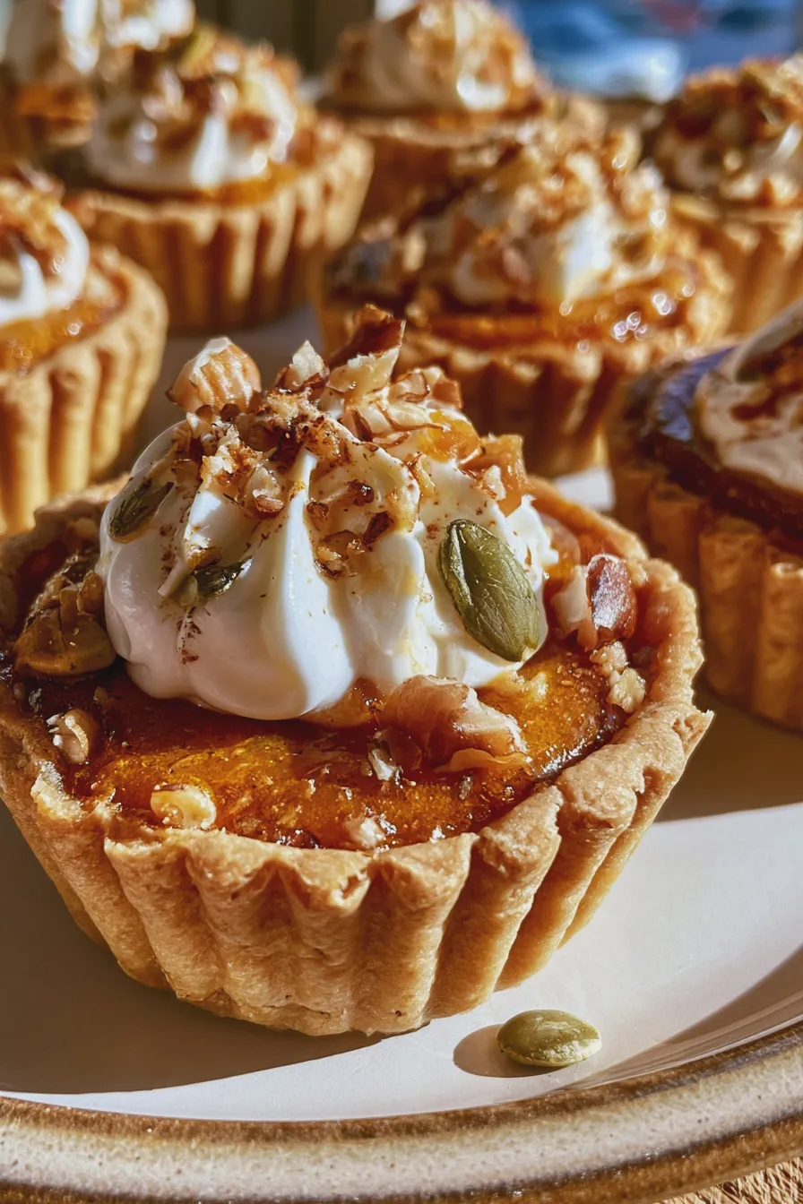mini pumpkin pies