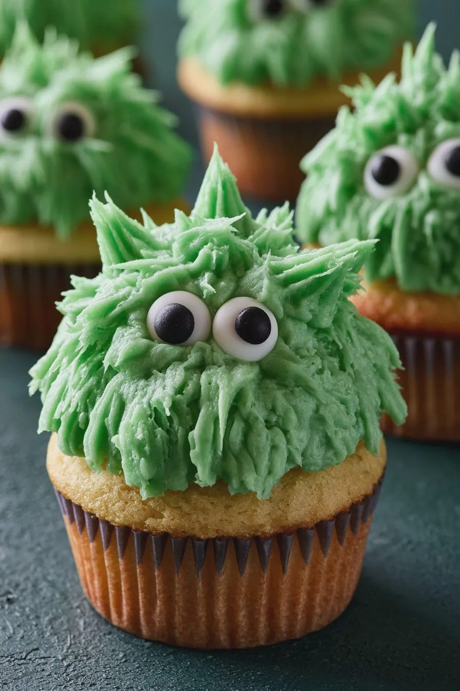 monster cupcakes