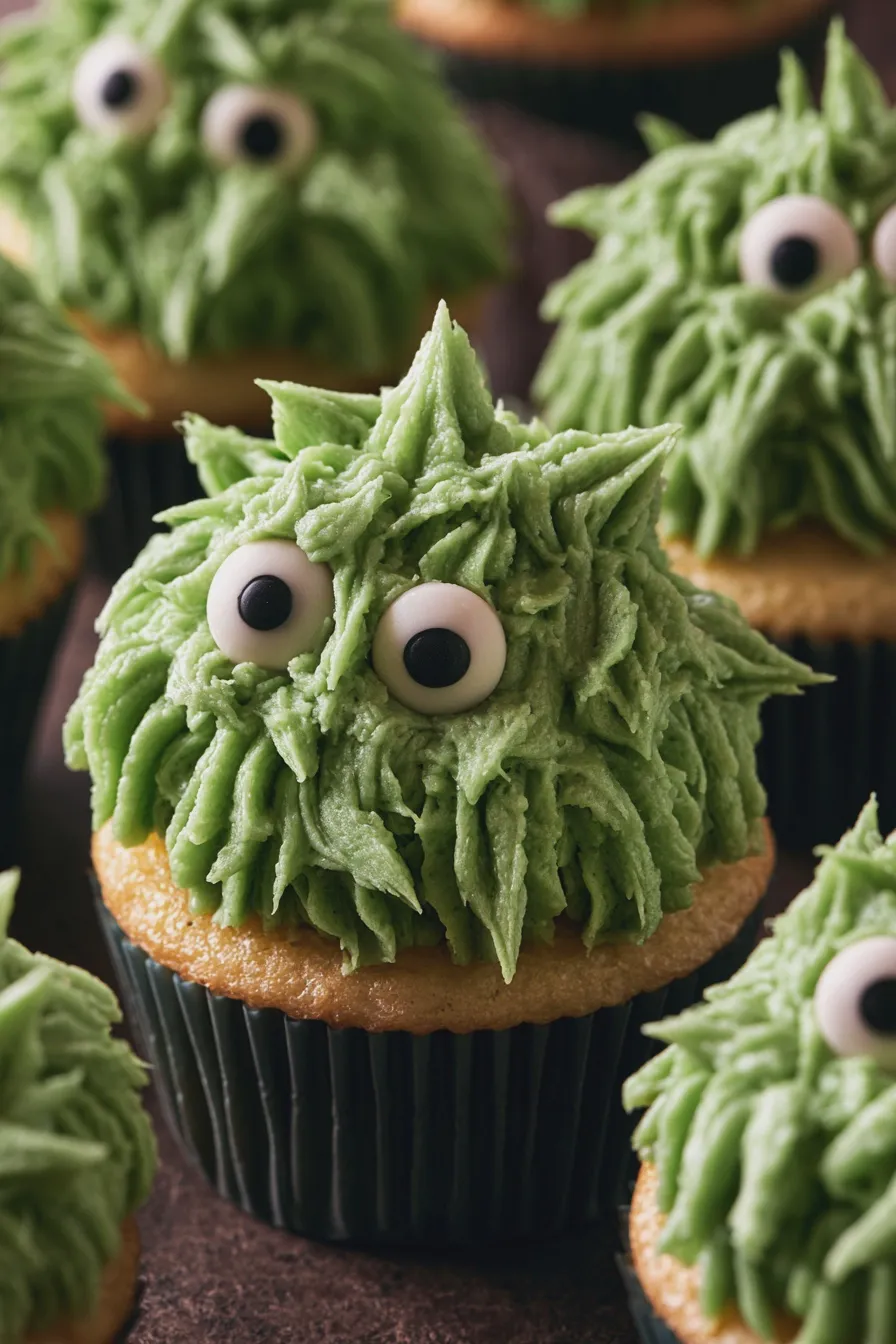 monster cupcakes