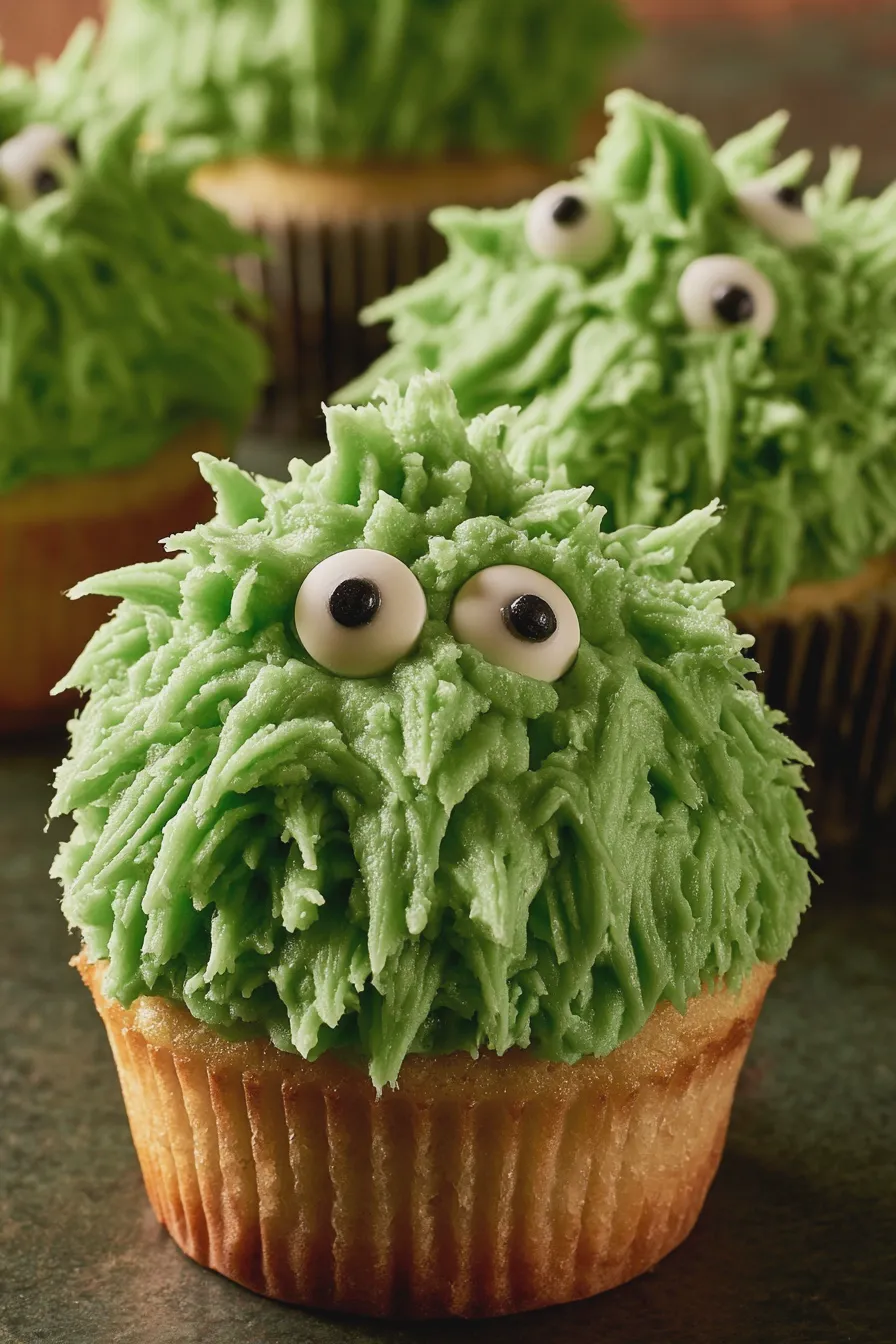 monster cupcakes