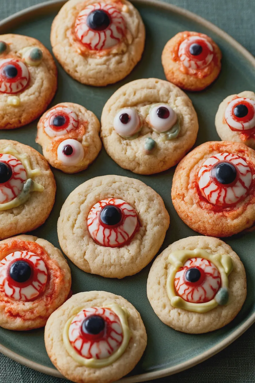 Monster Eye Cookies Quick and Easy Recipe