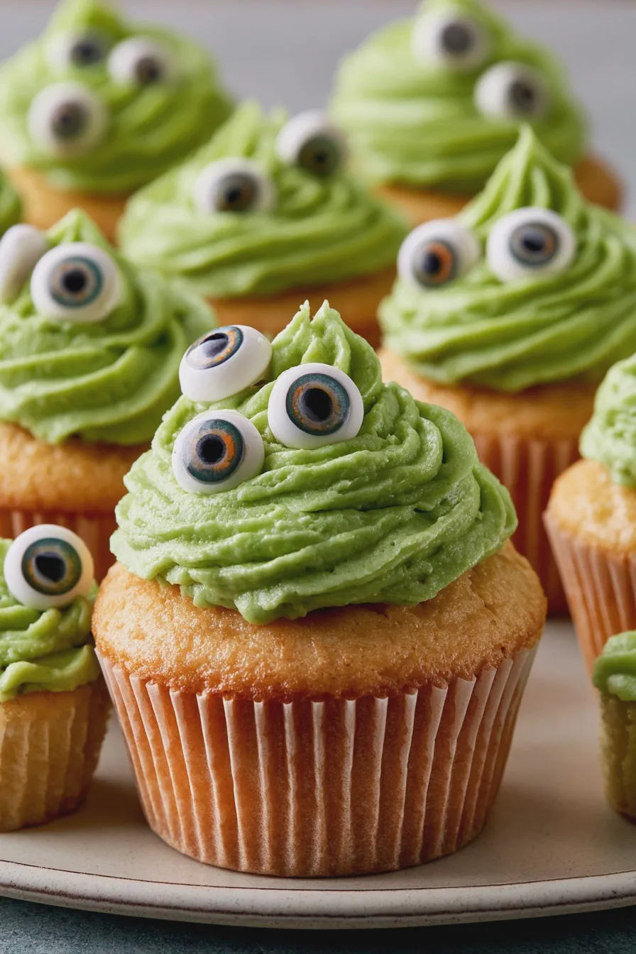 Monster Eye Cupcakes Recipe for Spooky Halloween Fun