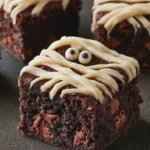 mummy brownies Recipe 6 mummy brownies