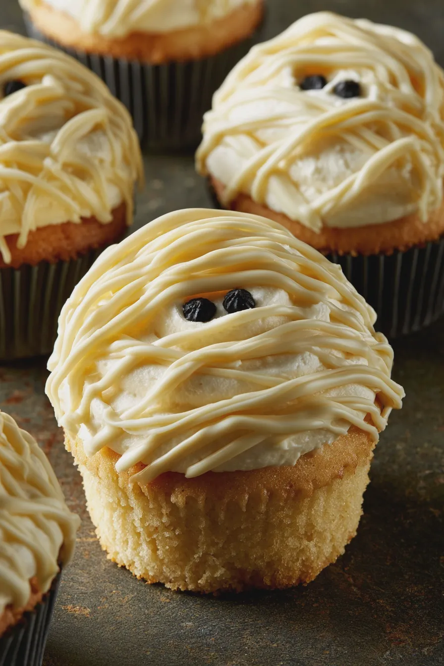 mummy cupcakes
