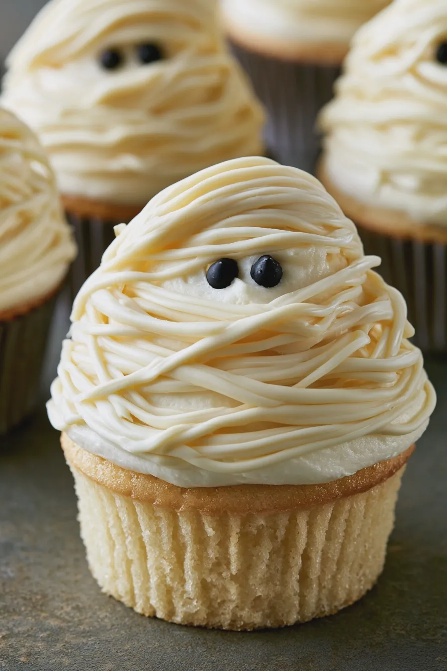 mummy cupcakes