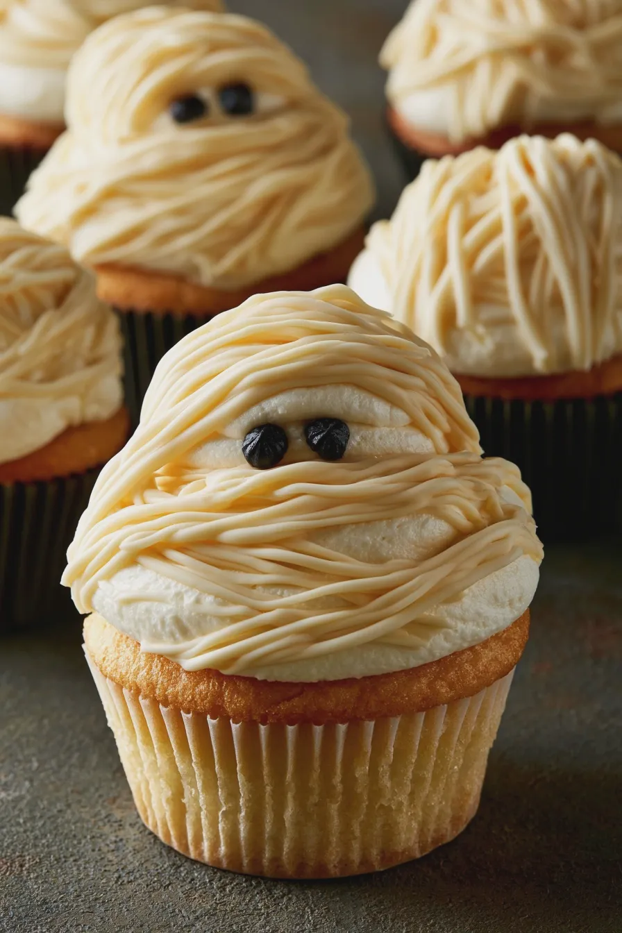 mummy cupcakes