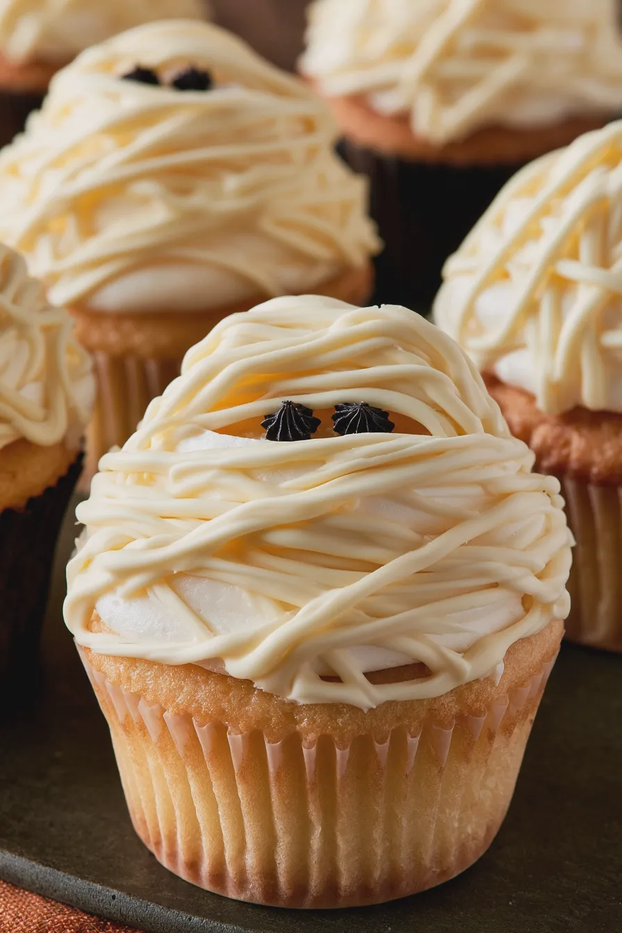 mummy cupcakes
