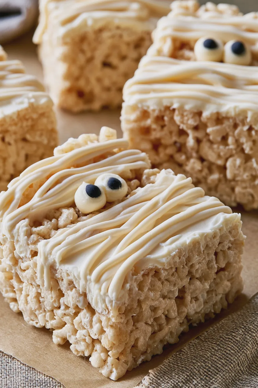 mummy rice krispie treats