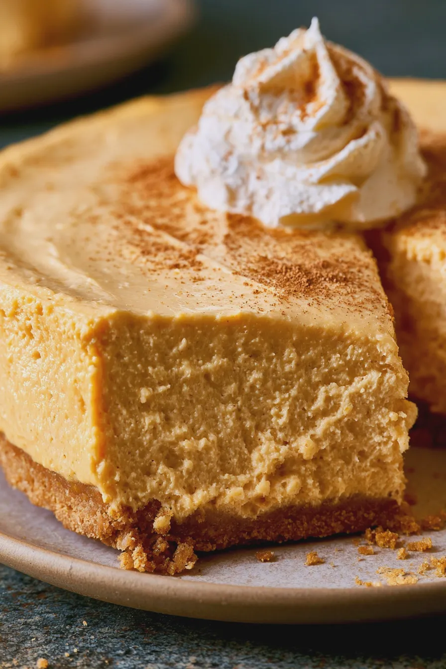 No Bake Pumpkin Cheesecake