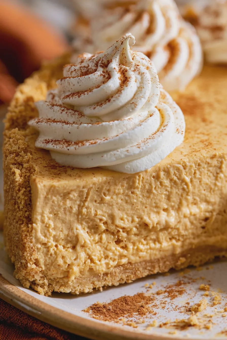 no bake pumpkin pie