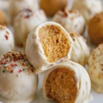 no bake pumpkin truffles