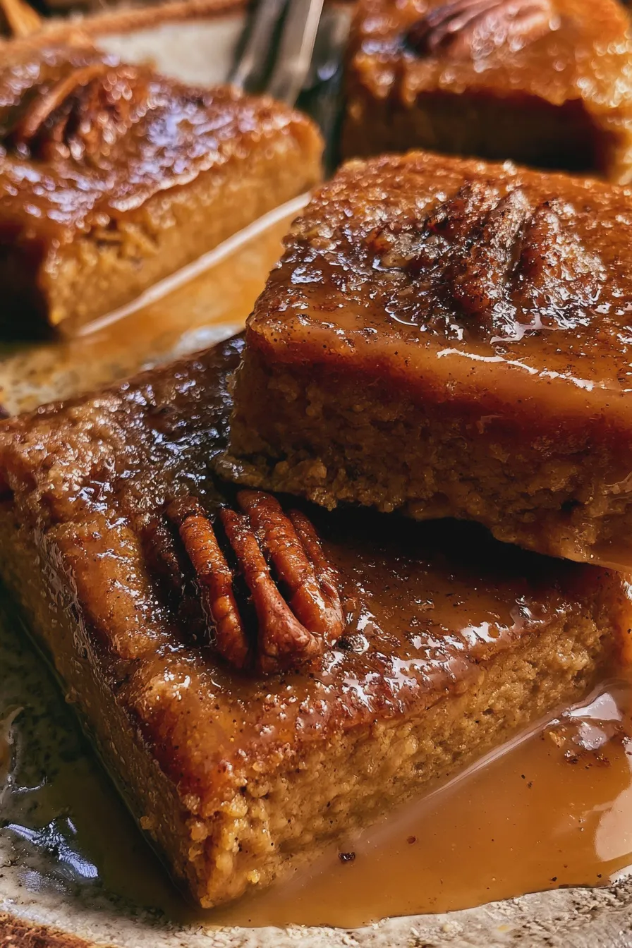 pumpkin caramel bars