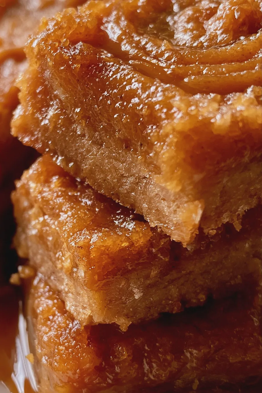 pumpkin caramel bars