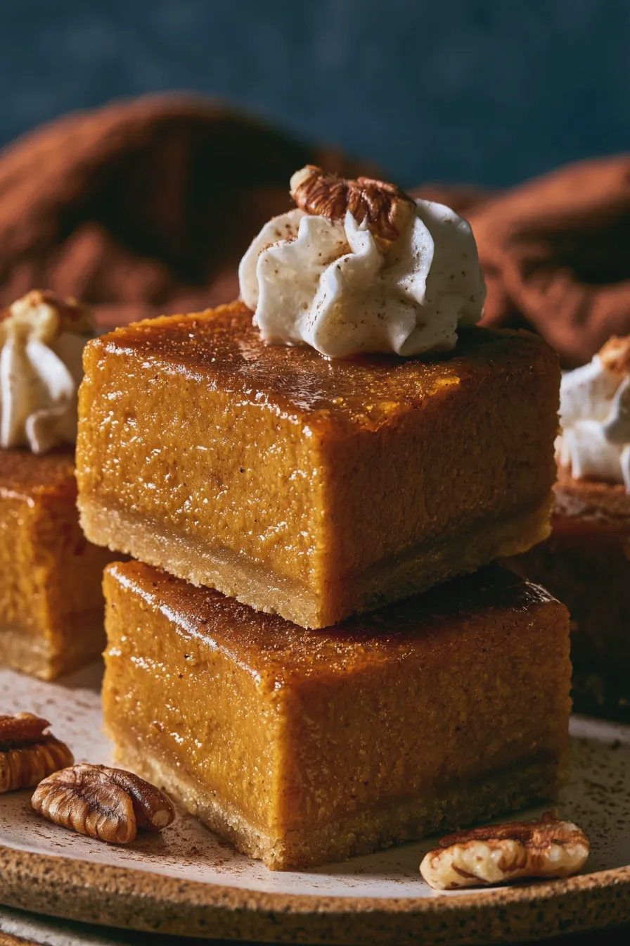 pumpkin caramel bars