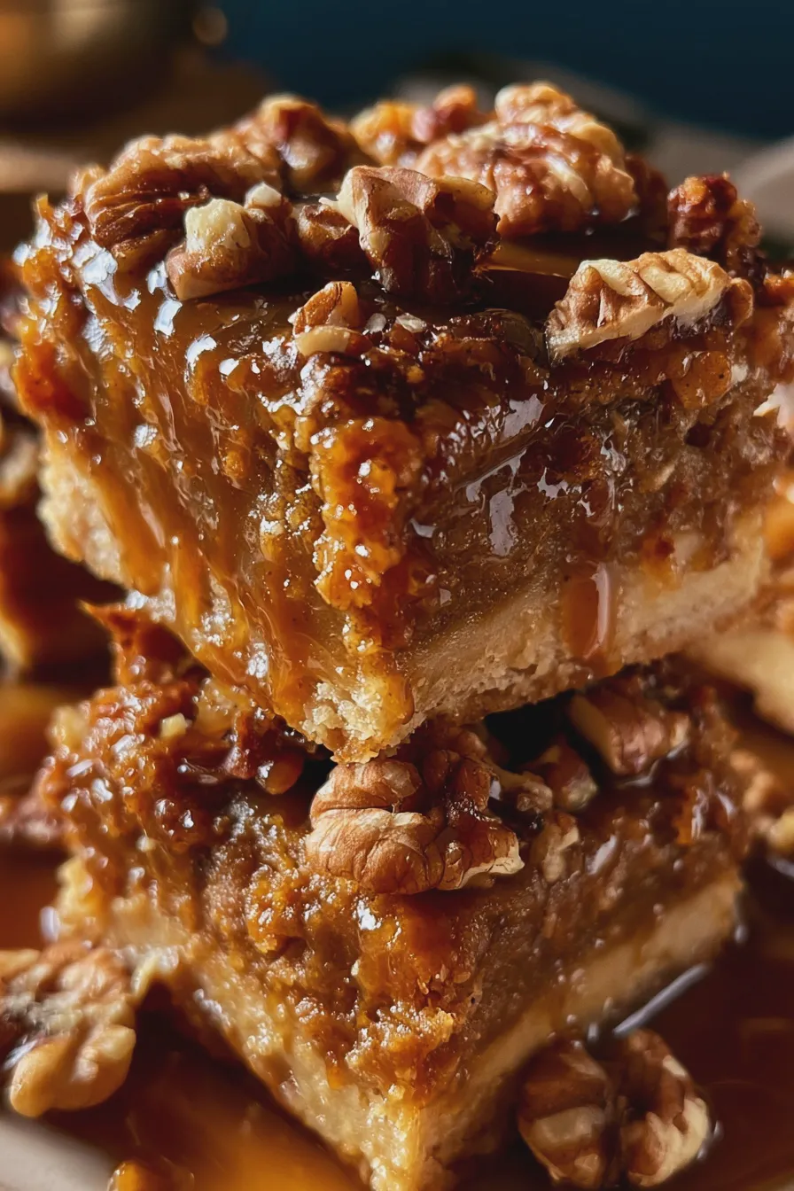pumpkin caramel bars