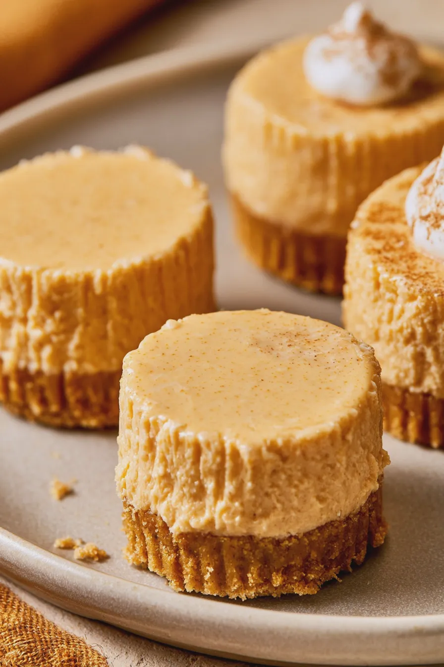 pumpkin cheesecake bites