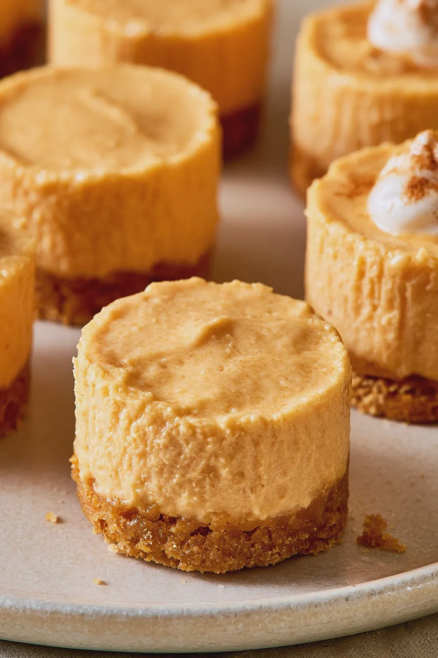 pumpkin cheesecake bites